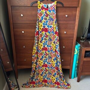 Natural Life Floral Maxi Dress, M, Like New! Pockets!